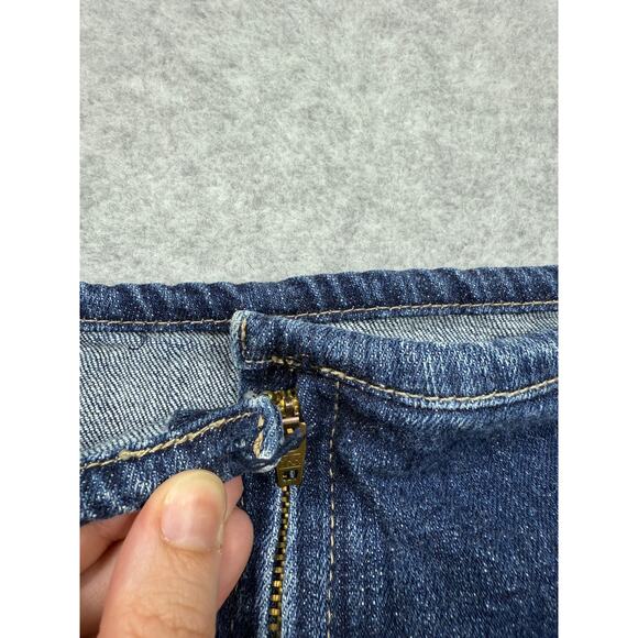 Y2k Comfort Jeans Junior Womens Size 3/4 Denim Skirt - Picture 4 of 9